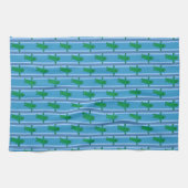 Fun und Extravagantes Blaue Pickle Geschirrtuch (Horizontal)