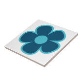 Fun und Funky 60er 70er Retro Blume Fliese (Seite)