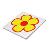 Fun und Funky 60er 70er Retro Blume Fliese (Seite)