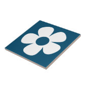 Fun und Funky 60er 70er Retro Blume Fliese (Seite)