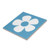 Fun und Funky 60er 70er Retro Blume Fliese (Seite)