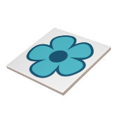 Fun und Funky 60er 70er Retro Blume Fliese (Seite)