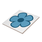 Fun und Funky 60er 70er Retro Blume Fliese (Seite)