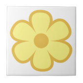 Fun und Funky 60er 70er Retro Blume Keramik Tile Fliese (Vorderseite)