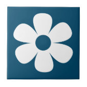 Fun und Funky 60er 70er Retro Blume Keramik Tile Fliese (Vorderseite)