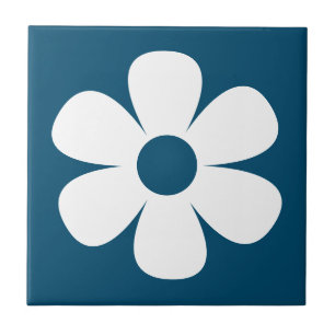 Fun und Funky 60er 70er Retro Blume Keramik Tile Fliese