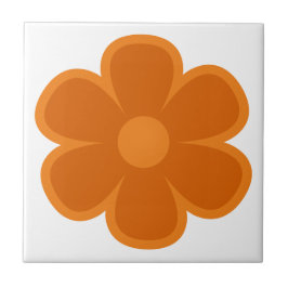 Fun und Funky 60er 70er Retro Blume Keramik Tile Fliese