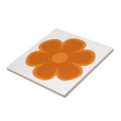Fun und Funky 60er 70er Retro Blume Keramik Tile Fliese (Seite)
