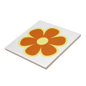 Fun und Funky 60er 70er Retro Blume Keramik Tile Fliese (Seite)