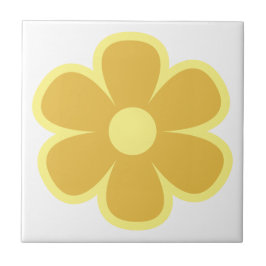 Fun und Funky 60er 70er Retro Blume Keramik Tile Fliese