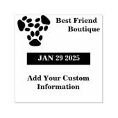 Fun und Funky Custom Date Briefmarke Permastempel (Design)
