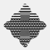 Fun und Hübsch Schwarz-Weiß-Gefallen-Box Geschenkschachtel (Ungefaltet)