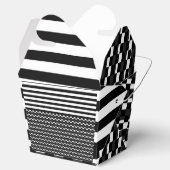 Fun und Hübsch Schwarz-Weiß-Gefallen-Box Geschenkschachtel (Geöffnet)