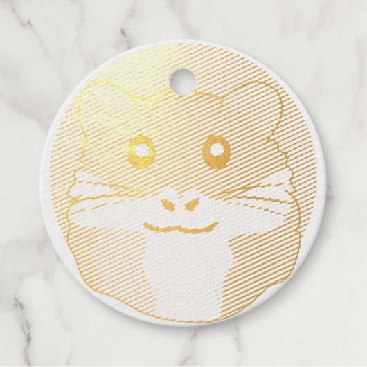 Fun und leichter Hamster Geschenkanhänger (Vorderseite)