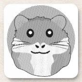 Fun und leichter Hamster Getränkeuntersetzer (Vorderseite)