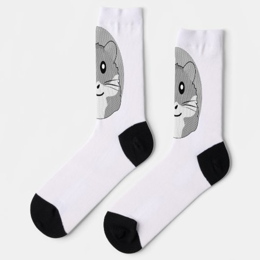 Fun und leichter Hamster Socken (Linkes Detail)