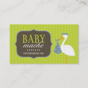 Fun- und moderne Business-Cards für Baby-Boutique Visitenkarte