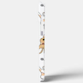 Fun und Whimsical Cat Muster Ihr Monogramm | Case-Mate iPhone Hülle (Rückseite / Links)