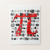 Fun und Whimsikale Ziffern des Pi-Throw-Kissens