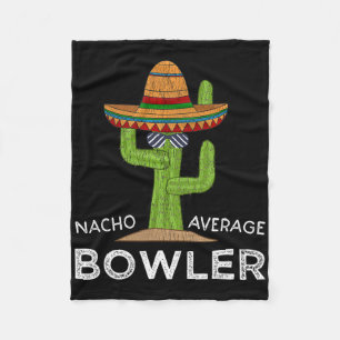 Fun Unglaublich witzig Bowler Joke Spaß Funny Bowl Fleecedecke