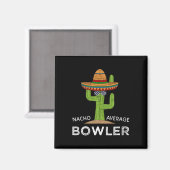 Fun Unglaublich witzig Bowler Joke Spaß Funny Bowl Magnet (Vorderseite/Rückseite)