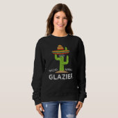 Fun Unglaublich witzig Glazing Worker Meme Sprichw Sweatshirt (Vorne ganz)