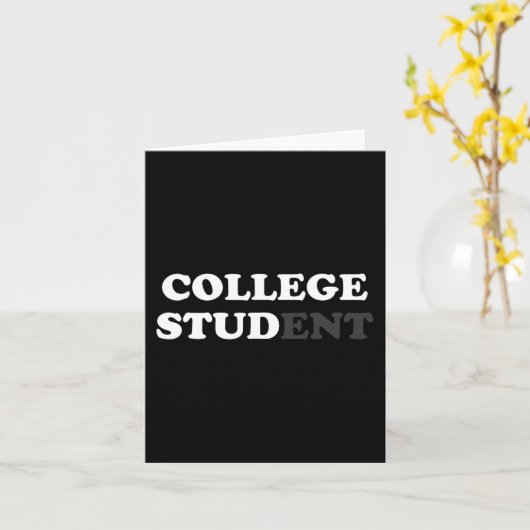 Fun Uni Student Geschenke für Männer Uni Stud Sar Karte (Gelbe Blume)