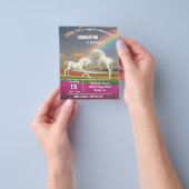 Fun Unicorn Foals Rainbow Fantasy Budget Flyer (Gruppe)