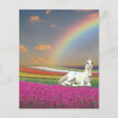 Fun Unicorn Foals Rainbow Fantasy Budget Flyer (Hinten)