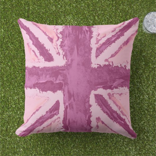 Fun Union Jack Flag Kunst von Heva Weva Kissen (Gras)