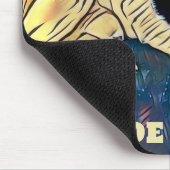 Fun Unique Custom Clyde Dog  Mousepad (Ecke)