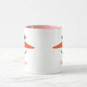 Fun Unique Trendy Individuelle Name Happy Snowman Tasse (Zentrum)