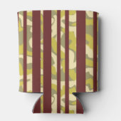 Fun Urban Camouflage Stripe Pattern Birthday Dosenkühler (Rückseite)