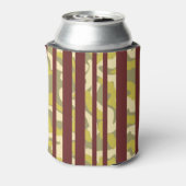 Fun Urban Camouflage Stripe Pattern Birthday Dosenkühler (Kanne Rückseite)