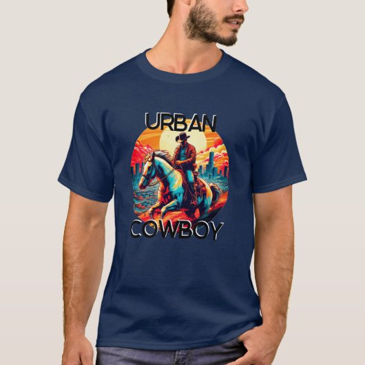 Fun Urban Cowboy T-Shirt (Vorderseite)