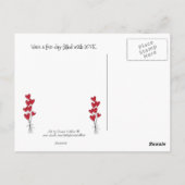 Fun Valentine's Day Postkarte (Rückseite)
