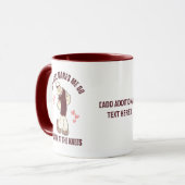 Fun Valentines POPEYE schwach an den Knie Custom Tasse (Vorderseite Links)