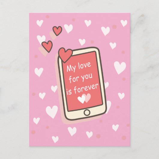 Fun Valentinstag Postkarten (Vorderseite)