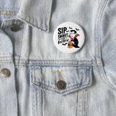 Fun Vampire-Themed Halloween-Design Button (Beispiel)