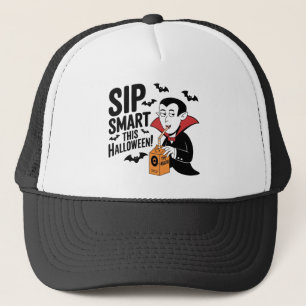 Fun Vampire-Themed Halloween-Design Truckerkappe
