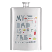 Fun Vater Flachmann (Vorderseite)