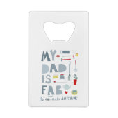 Fun Vater Geldbeutel Flaschenöffner (Rückseite)