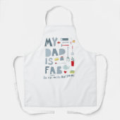 Fun Vater Schürze (Vorderseite)