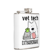 Fun Vet Tech Extraordinator Flachmann (Rechts)