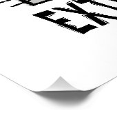 Fun Veterinarian Extraordinaire Poster (Ecke)