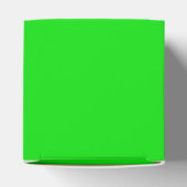 FUN VIBRANT GREEN EIGENE MARKENLOGO-KUSTOM-VERPACK GESCHENKSCHACHTEL (Oben)