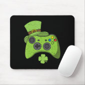 Fun Video Game Console St Patricks Day Kids Gamers Mousepad (Mit Mouse)