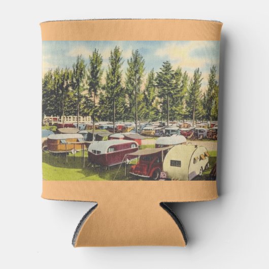 Fun Vintag Florida RV Anhängerpark Dosenkühler (Vorderseite)