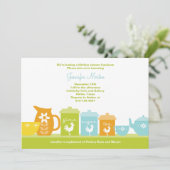 Fun Vintag Kitchen Einladungen (Stehend Vorderseite)