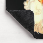 Fun Vintag Pink Santa Claus Pink Weihnachtsdesign Mousepad (Ecke)